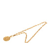 Secondhand Chanel CC Gold Plated Medallion Pendant Necklace