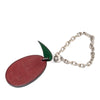 Hermès Leather Plum Bag Charm Secondhand