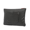 Chanel Large CC Chevron Caviar O Case Clutch Secondhand