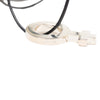 Gucci Leather and Sterling Silver Venus Symbol Pendant Necklace Secondhand