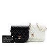 Chanel CC Quilted Lambskin Side Packs Flap Secondhand