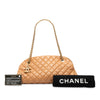 Chanel Medium Lambskin Just Mademoiselle Bowling Bag Secondhand