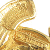 Chanel Gold Plated Quilted CC Clip On Earrings Secondhand