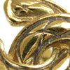 Chanel Gold Plated Quilted CC Clip On Earrings Secondhand