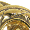 Chanel Gold Plated Quilted CC Clip On Earrings Secondhand