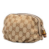 Gucci GG Canvas Bamboo Pouch Secondhand