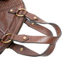 Saint Laurent Large Woven Trimmed Leather Muse Handbag Secondhand