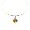 Secondhand Louis Vuitton Gold Plated Resin A La Folie Pendant Choker Necklace