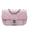 Chanel Mini Quilted Metallic Calfskin Coco Pleats Chain Flap Secondhand