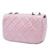Chanel Mini Quilted Metallic Calfskin Coco Pleats Chain Flap Secondhand