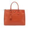 Prada Large Saffiano Lux Galleria Double Zip Satchel Secondhand