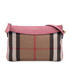 Burberry House Check Canvas Derby Peyton Crossbody Secondhand