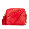 Secondhand Chanel CC Quilted Lambskin Tassel Camera Bag