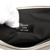 Fendi Zucca Coated Canvas FF 1974 Diagonal Vitello Liberty Front Zip Clutch Secondhand