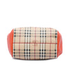 Burberry Small Haymarket Check Coated Canvas and Calfskin Canterbury Tote Secondhand