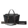 Secondhand Chanel Large Quilted Calfskin Convertible Daily Shopping Tote