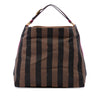 Fendi Large Pequin Canvas Hobo Secondhand