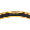 Hermès Narrow Floral and Wheat Enamel Bangle 62 Secondhand