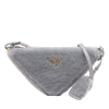 Prada Mini Shearling Triangle Satchel Secondhand
