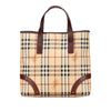 Burberry Haymarket Check Coated Canvas Tote Secondhand