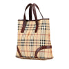 Burberry Haymarket Check Coated Canvas Tote Secondhand