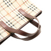 Burberry Haymarket Check Coated Canvas Tote Secondhand