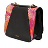 Secondhand Versace Calfskin Jungle Weave Virtus Satchel