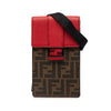 Fendi Zucca Coated Canvas Phone Holder Crossbody Secondhand