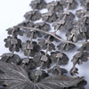 Secondhand Vintage Floral Brooch with Multicolour Crystals - '70s