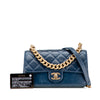 Chanel Small Quilted Calfskin Straight Lined Flap Secondhand