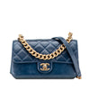 Chanel Small Quilted Calfskin Straight Lined Flap Secondhand