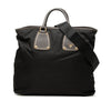 Prada Saffiano Trimmed Tessuto Satchel Secondhand