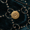 Gucci GG Velvet Double Buckle Backpack Secondhand