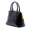 Prada Small Saffiano Vernice Promenade Satchel Secondhand