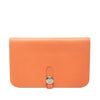 Hermès Clemence Dogon Duo Wallet GM Secondhand