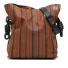 LOEWE Medium Striped Leather Flamenco Knot Tote Secondhand