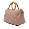 Gucci Calfskin Bamboo Shopper Boston Bag Secondhand