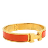 Hermès Narrow Enamel Clic H Bracelet PM Secondhand