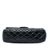 Chanel Jumbo Classic Crinkled Patent Single Flap Secondhand