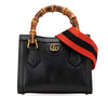 Gucci Small Calfskin Bamboo Diana Satchel Secondhand