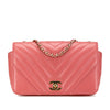 Chanel Mini Chevron Calfskin Statement Flap Secondhand