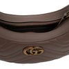 Gucci Mini GG Marmont Matelasse Calfskin Half Moon Bag Secondhand