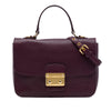 Miu Miu Goatskin Madras Push Lock Top Handle Satchel Secondhand