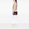 Miu Miu Goatskin Madras Push Lock Top Handle Satchel Secondhand