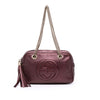 Gucci Metallic Leather Soho Chain Zip Shoulder Bag Secondhand