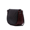 Secondhand Chanel Bicolor Quilted Lambskin Twist Crescent Flap