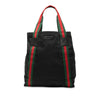 Gucci GG Canvas Web Tote Secondhand