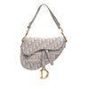 Dior Oblique Canvas Embroidered Saddle Bag Secondhand