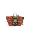 Christian Louboutin Multicolor Embroidered Canvas Mexicaba Tote Secondhand