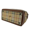 Burberry Haymarket Check Canvas Handbag Secondhand